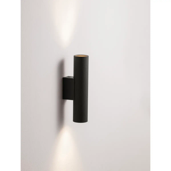 Minimalistyczna ścienna lampa SELMORA LE45640 do sypialni czarny