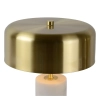 Stołowa lampka MIRASOL 34540/03/31 Lucide marmurowa biały złoty