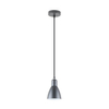 Lampa wisząca metalowa Mora A8102-1 Zumaline nad wyspę czarna biała