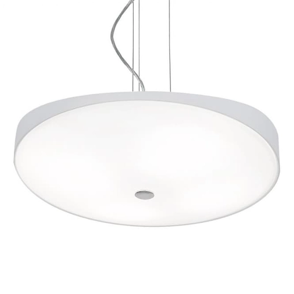 Biała lampa wisząca Campana AZ0566 Azzardo do przedpokoju biała