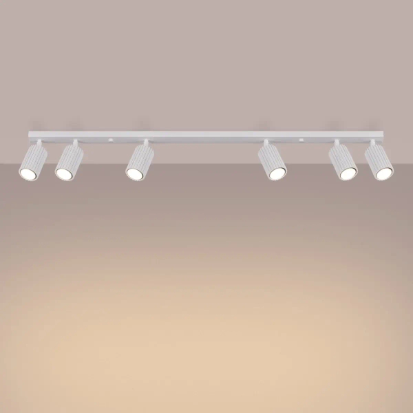 Regulowana lampa sufitowa KARBON SL.1547 tuby metalowe białe