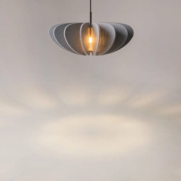 Nowoczesna lampa wisząca Cambio MOD398PL-01GR1 nad wyspę szara