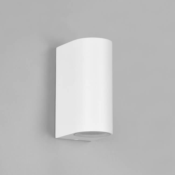 Metalowa lampa ścienna góra-dół ORVIE DL231204260 na elewację IP44 biała