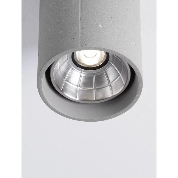 Cementowa sufitowa lampa TRAVONO LE75179 LED 10W 3000K IP65 szary