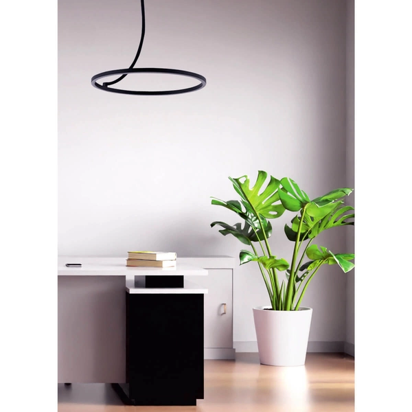 Sufitowa lampa pierścień Corit E82907-01 Zumaline LED 30W 4000K czarna