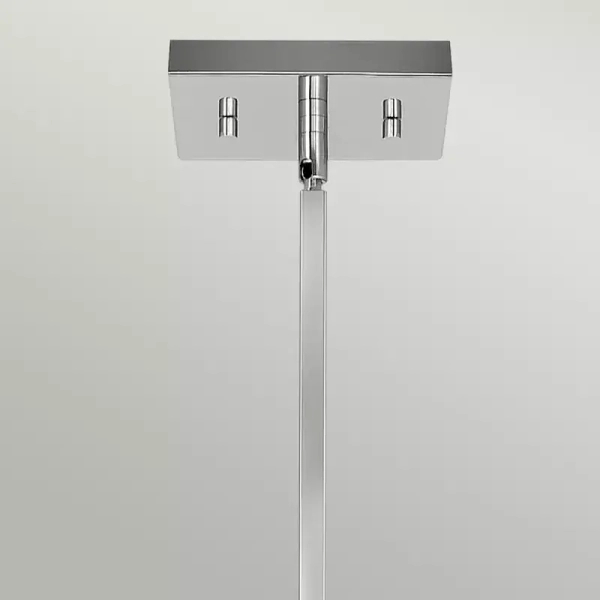 Jadalniana lampa wisząca LUDLOW QN-LUDLOW-1P-PN przezroczysta nikiel