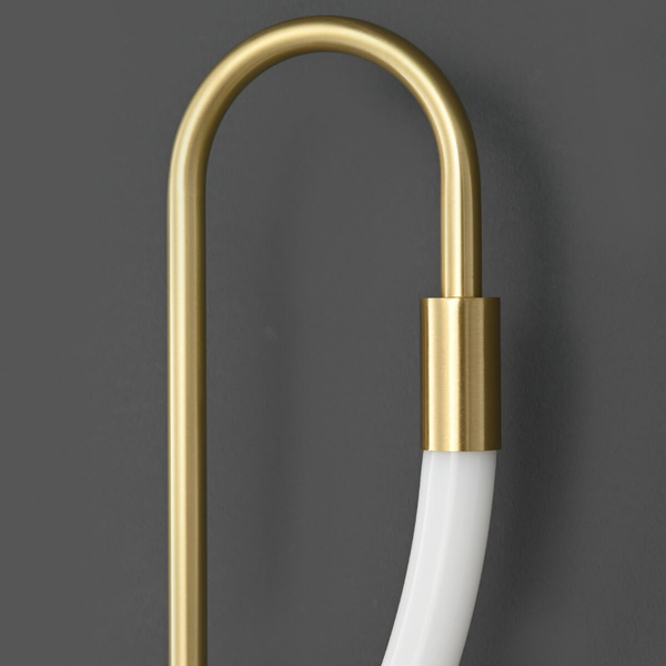 Kinkiet ścienny Essa ST-B3554 gold LED 9W 3000K wąż świetlny złoty biały