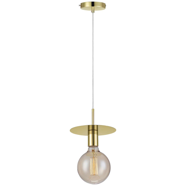 LAMPA wisząca DISC 106150 Markslojd metalowa OPRAWA zwis na przewodzie mosiądz