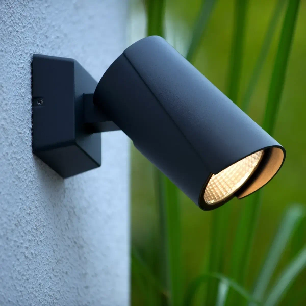 Kinkiet ścienny Manal 27896/12/29 Lucide LED 12W 3000K IP65 tubka antracyt