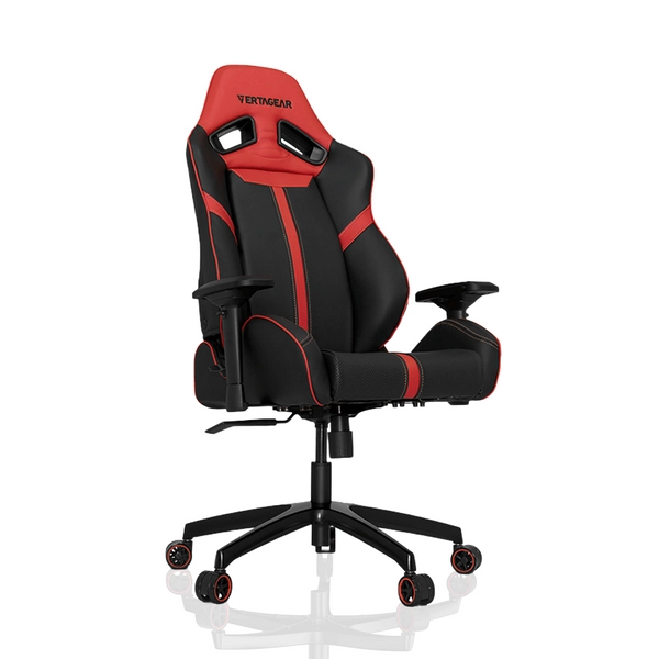 Fotel S-line z regulowaną wysokością czarny czerwony