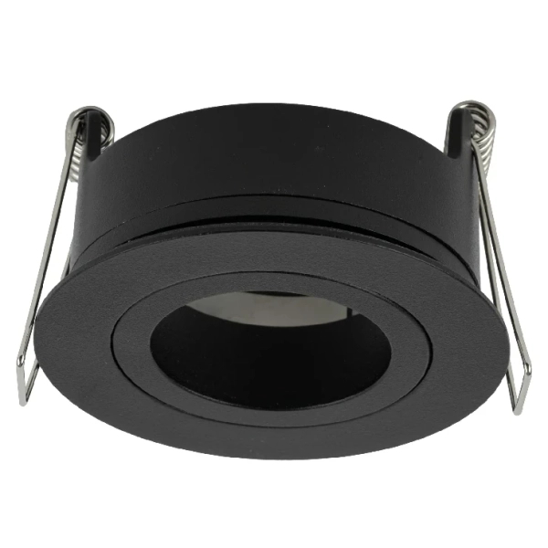 Oczko sufitowe lampa Aura 10571 okrągła regulowana czarny