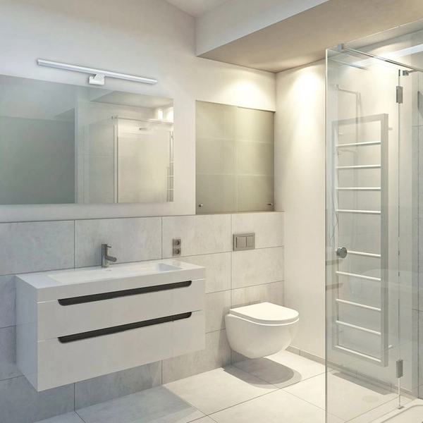 Kinkiet LAMPA ścienna SHINE ML3878 Milagro łazienkowa OPRAWA nad lustro LED 13,8W 4000K galeryjka IP44 biała