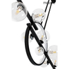 Wisząca lampa Alure Line Twin MSE010100347 Moosee LED 17W 3000K  kule czarne