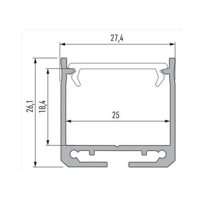 LAMPA wisząca HANAWA 1952 Shilo metalowa OPRAWA zwis LED 9W 3000K listwa czarna