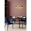 LAMPA wisząca VIDAL 46403/48/02 Lucide okrągła OPRAWA zwis LED 48W 2700K ring złoty