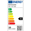 Ledowa lampa sufitowa 585 Domeno LED 20W 4000K liniowa biała
