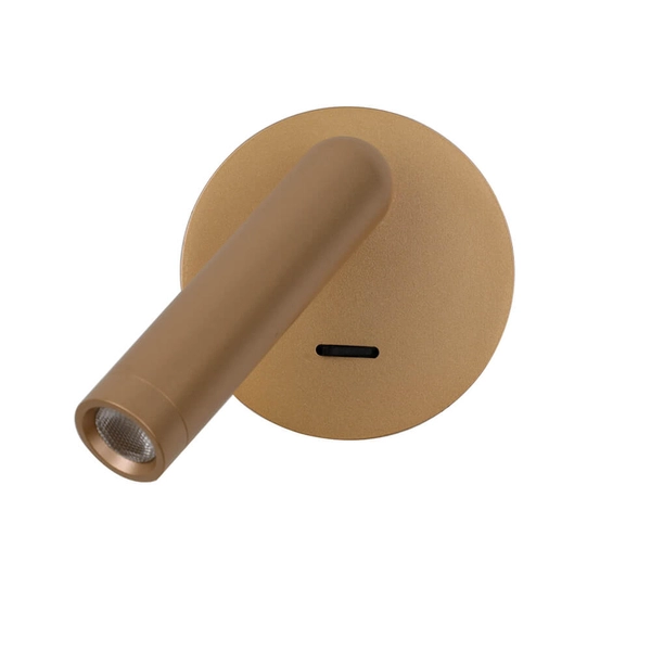 Ruchoma lampa ścienna Carda WL-64834-1-GD LED 2,5W 3000K do gabinetu złota