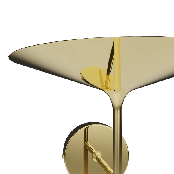 Nowoczesna lampa ścienna Hana W0304 kinkiet do holu LED 6W złoty