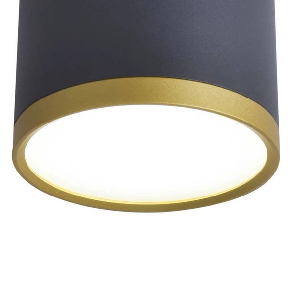 Lampa sufitowa LED 2275963 Candellux tuba do jadalni złota czarna