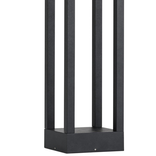 Zewnętrzna LAMPA stojąca STRUCTURE LED 8145 Nowodvorski metalowa OPRAWA ogrodowa LED 13W 3000K outdoor IP54 czarna
