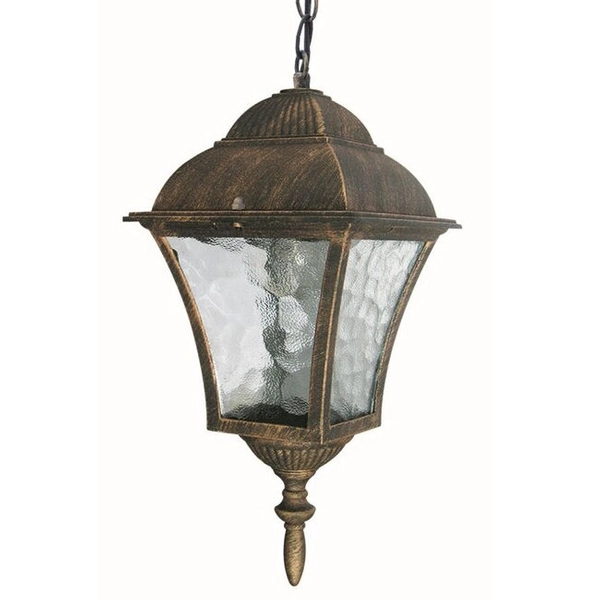 Zewnętrzna LAMPA wisząca TOSCANA 8394 Rabalux IP43 metalowa OPRAWA ogrodowa vintage outdoor złoto antyczne