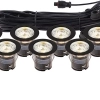 Podtynkowe oczka na taras IKON 99765 LED 0,75W 3000-4000K IP67 czarne
