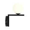 Kinkiet kula balls Zac K-JSL-6059/1W AB Aldex czarna lampa ścienna nad lustro