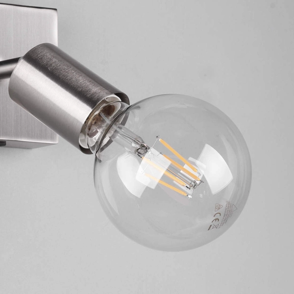 Ścienna LAMPA loftowa VANNES R80181707 RL Light kinkiet OPRAWA metalowa reflektorek regulowany nikiel mat