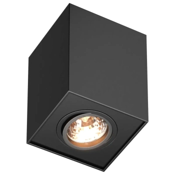 Spot Lampa sufitowa QUADRO SL 89200-BK metalowa kostka cube czarna OUTLET