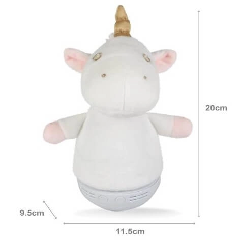 Stołowa lampka jednorożec Dolly 77500/01/31 LED RGB 4,5W różowa biała