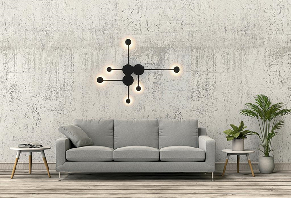 Lampa ścienna Shadow Multi MSE010400213 LED 15W czarna