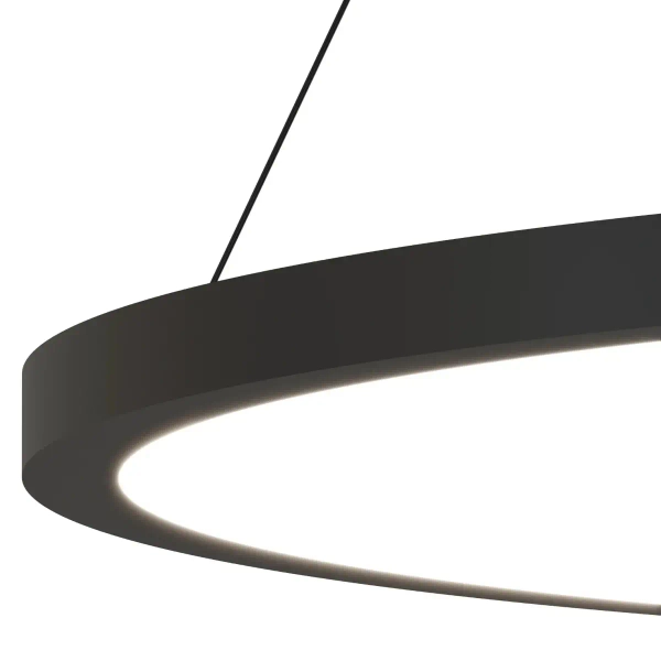 Nad stół wisząca lampa PL0150-BK LED 35W CCT pierścień czarny