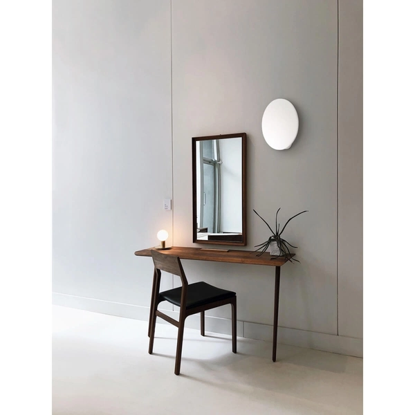 Okrągła lampa ścienna Pero K-5320 Kaja do salonu koło okrąg metalowa biała