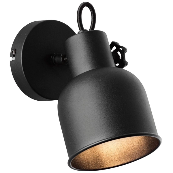 Lampa ścienna Rolet 49610/76 regulowana loft czarna