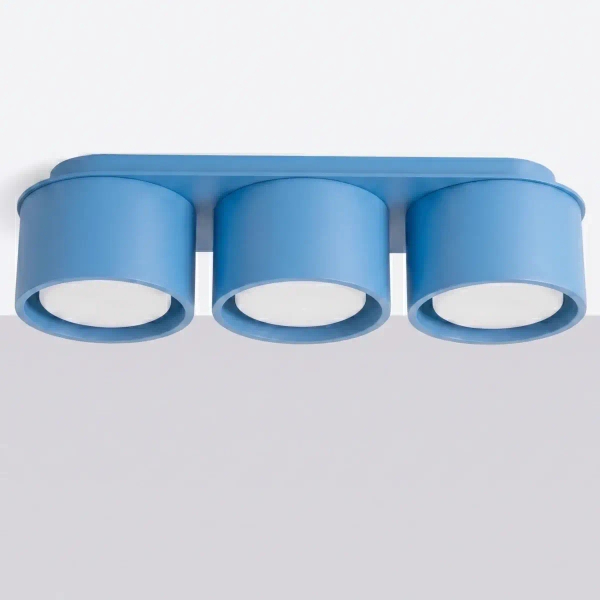 Potrójna lampa sufitowa MODO błękitna SL.2488 3xGx53 dekoracyjna