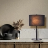Nocna lampka sypialniana Fogo LP-0304/2T BK Light Prestige abażurowa czarna