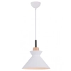 Skandynawska wisząca lampa 180066 metalowa do jadalni biały