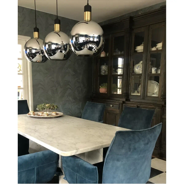 Wisząca lampa potrójna Julius 34438/03/65 Lucide okrągła czarna złota