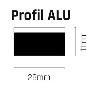 Loftowy kinkiet AGARO 4306 Shilo LED 9W 3000K nad stół ring czarny
