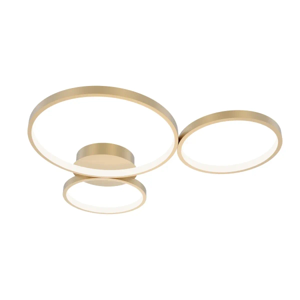 Okrągła lampa nasufitowa Maver SPL-20452-3-GD LED 40W 3000-6000K ring złoty