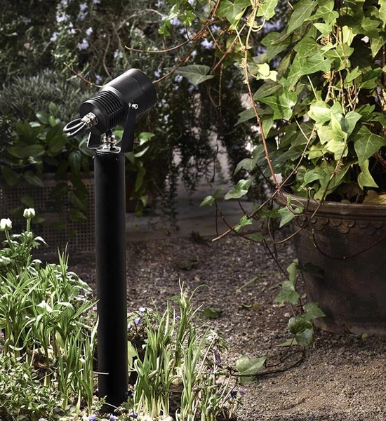 Zewnętrzna lampa ruchoma Garden LED 6W IP44 czarna