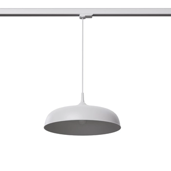 Wisząca lampa 3-fazowa z żarówką GINA MYL.00408 kopuła biały