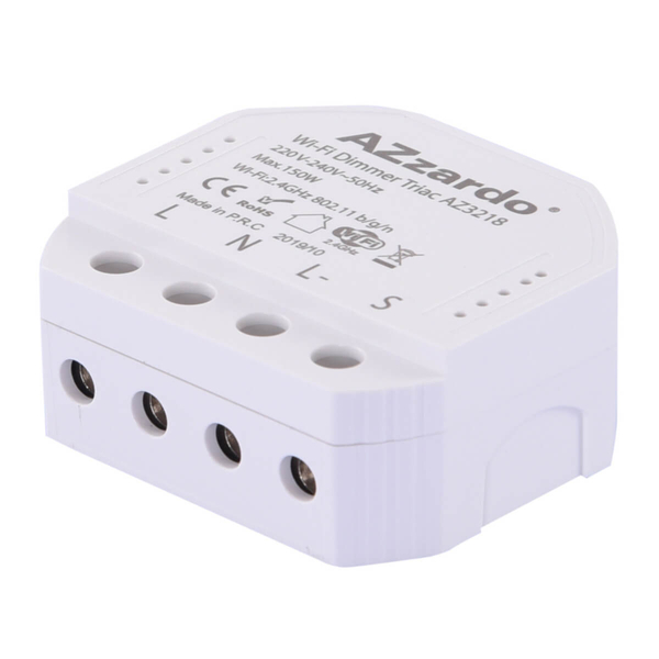 Dopuszkowy ściemniacz Wifi SMART AZ3218 inteligentny biały