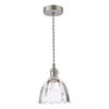Salonowa lampa wisząca Hadano HAD0161-11 szklana chrom przezroczysty