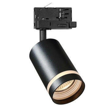 Sufitowa lampa do szyn 3-obwodowych Pipe ML2308 tubka czarny