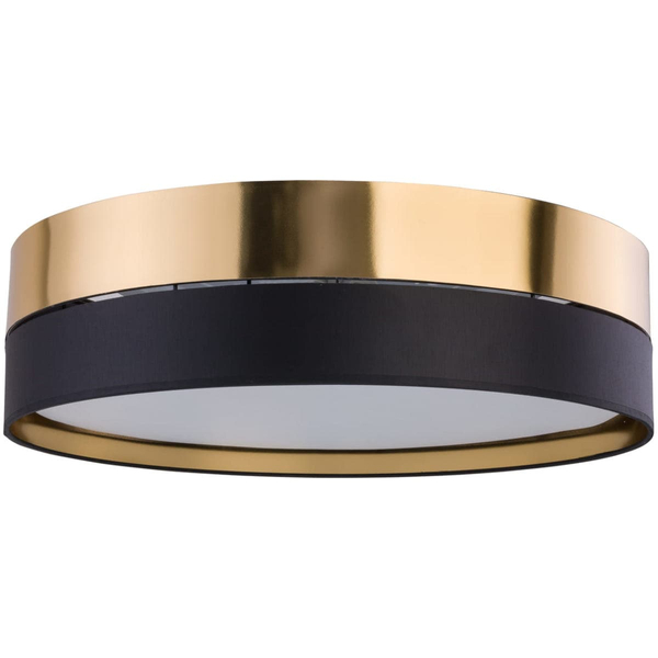 Lampa sufitowa loftowa Hilton 4345 TK Lighting okrągła czarna złota