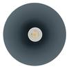 Metalowa lampa stożkowa ZENITH 11491 zwis szary błękit