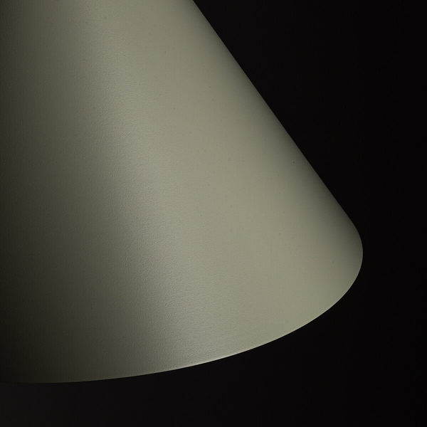 Salonowa lampa wisząca ZENITH 11482 stożek szałwiowy