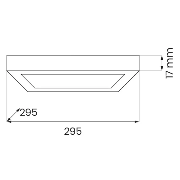 Ledowa plafoniera sufitowa Evora ML1794 LED 24W 3000-6000K kwadrat biały