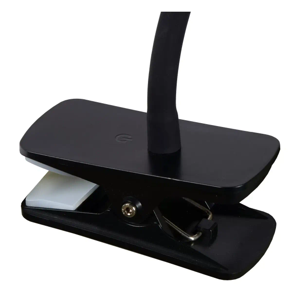 Lampa biurkowa z klipsem ZOZY 18256/03/30 Lucide LED 4W 3000K czarna